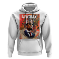 Malcolm X Hoodie King Hip Hop Aesthetic Art Black History Month - Wonder Print Shop