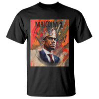 Malcolm X T Shirt King Hip Hop Aesthetic Art Black History Month - Wonder Print Shop