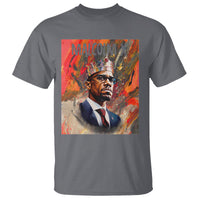 Malcolm X T Shirt King Hip Hop Aesthetic Art Black History Month - Wonder Print Shop