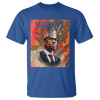 Malcolm X T Shirt King Hip Hop Aesthetic Art Black History Month - Wonder Print Shop