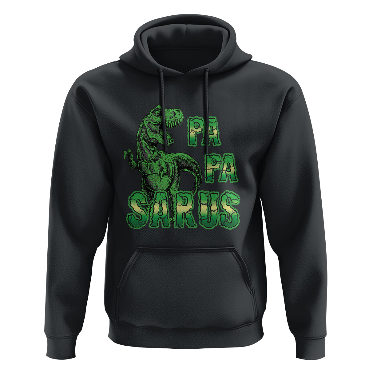 Papasaurus Funny Dinosaur Father's Day Hoodie - Wonder Print Shop