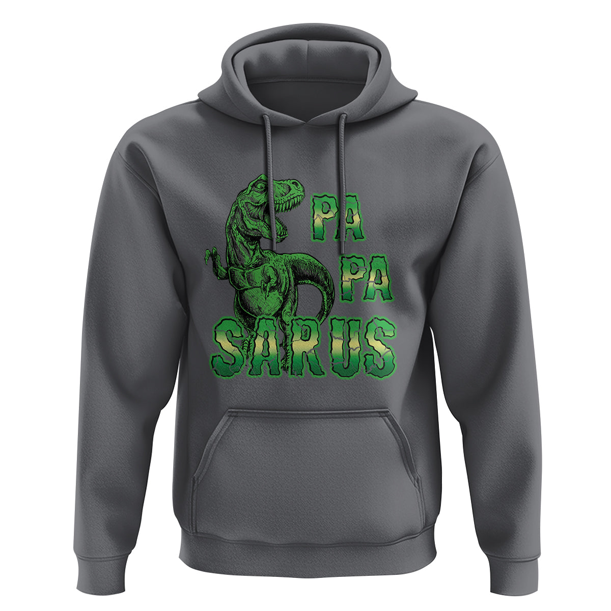 Papasaurus Funny Dinosaur Father's Day Hoodie - Wonder Print Shop