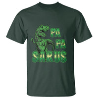 Papasaurus Funny Dinosaur Father's Day T Shirt - Wonder Print Shop
