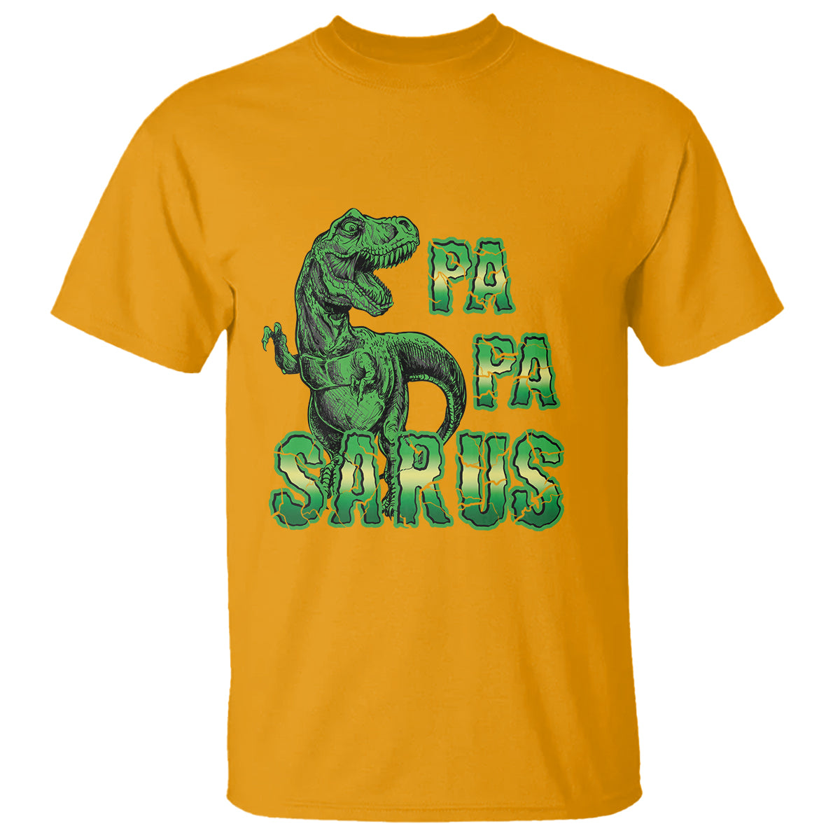 Papasaurus Funny Dinosaur Father's Day T Shirt - Wonder Print Shop