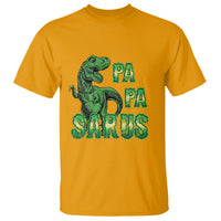 Papasaurus Funny Dinosaur Father's Day T Shirt - Wonder Print Shop