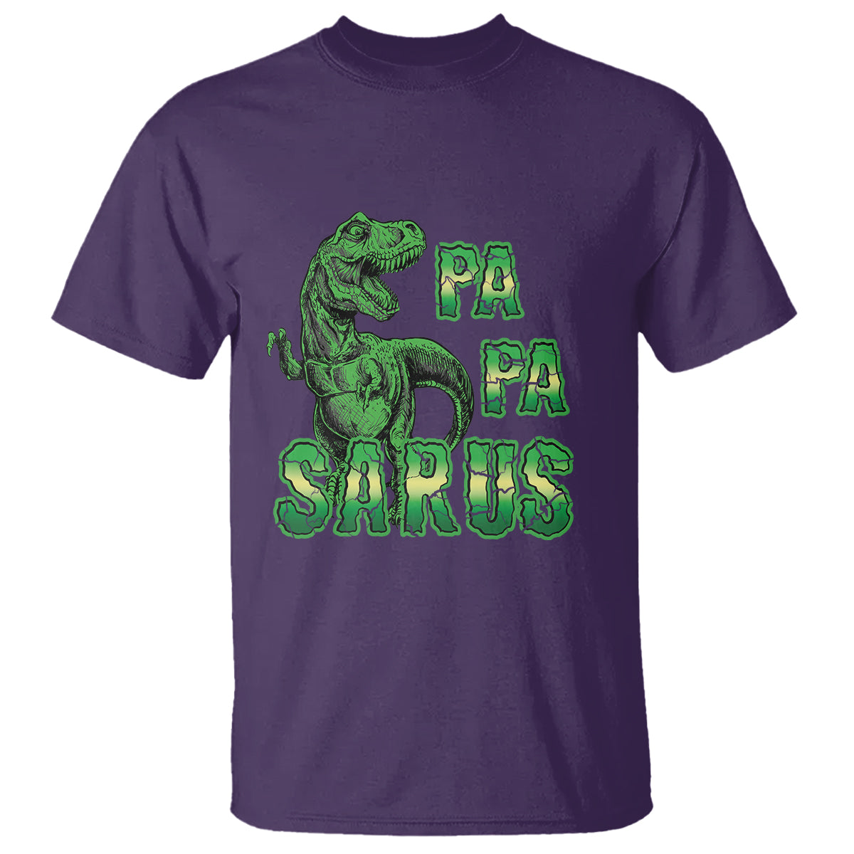 Papasaurus Funny Dinosaur Father's Day T Shirt - Wonder Print Shop