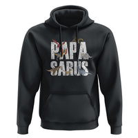 Papasaurus Funny Dinosaur Father's Day Hoodie - Wonder Print Shop