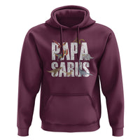 Papasaurus Funny Dinosaur Father's Day Hoodie - Wonder Print Shop