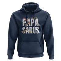 Papasaurus Funny Dinosaur Father's Day Hoodie - Wonder Print Shop