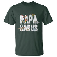 Papasaurus Funny Dinosaur Father's Day T Shirt - Wonder Print Shop