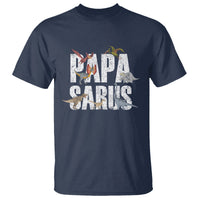 Papasaurus Funny Dinosaur Father's Day T Shirt - Wonder Print Shop