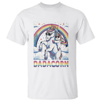 Dadacorn Funny Unicorn Father's Day T Shirt - Wonder Print Shop