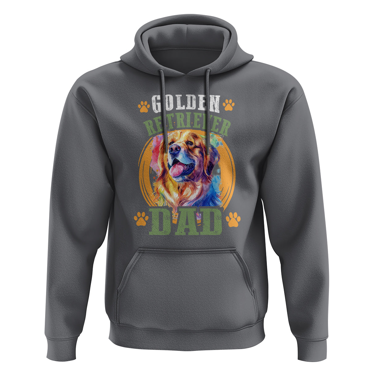 Golden Retriever Dad Dog Dad Father's Day Hoodie - Wonder Print Shop