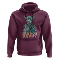 Dog Dad Hoodie Pitbull Dog Tattoo I Love Dad Father's Day Dog Lover - Wonder Print Shop