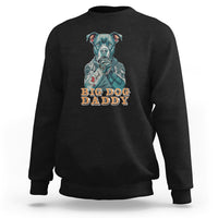 Dog Dad Sweatshirt Pitbull Dog Tattoo I Love Dad Father's Day Dog Lover - Wonder Print Shop
