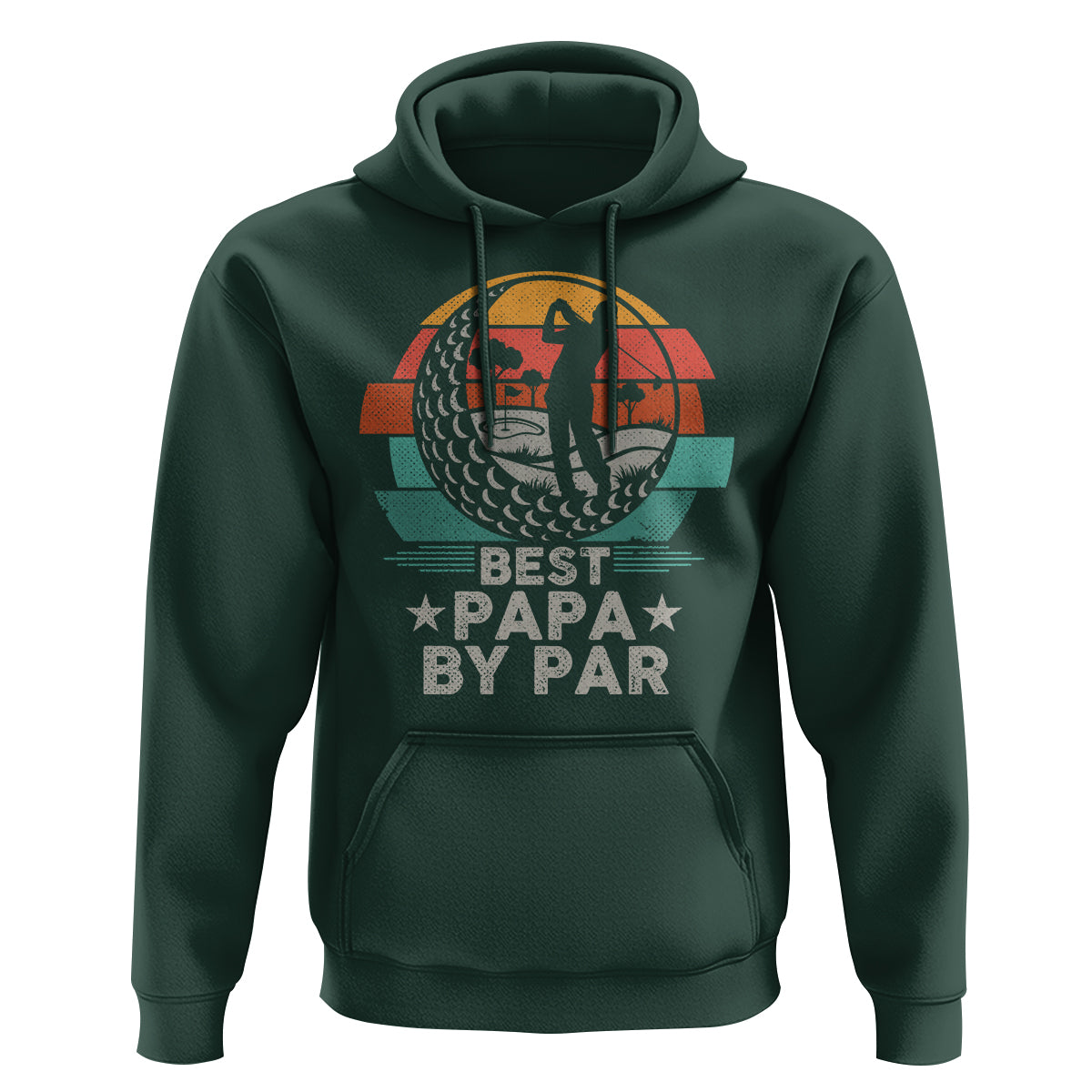 Golf Dad Hoodie Funny Best Papa By Par Golf Player Dad Father's Day - Wonder Print Shop