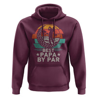 Golf Dad Hoodie Funny Best Papa By Par Golf Player Dad Father's Day - Wonder Print Shop