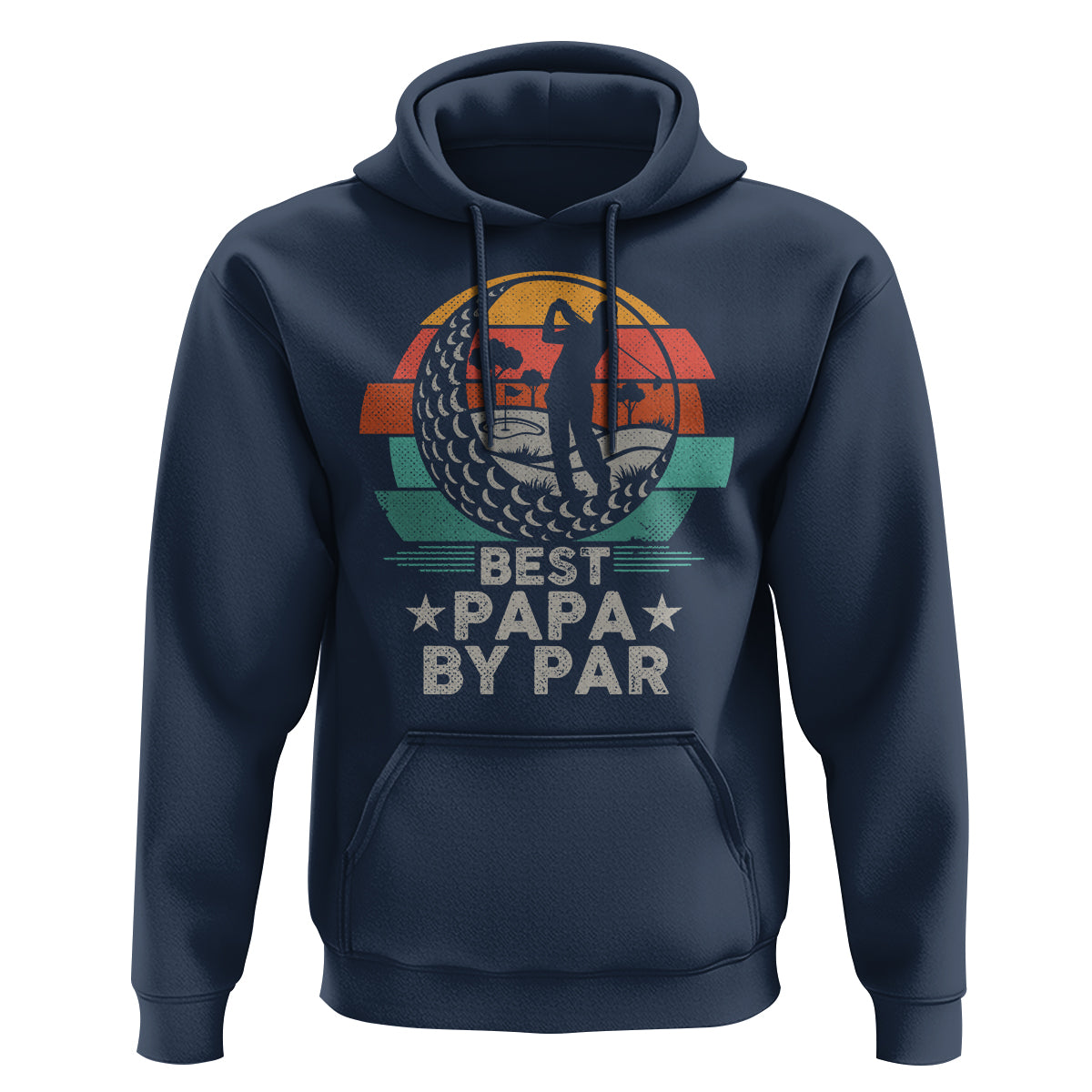 Golf Dad Hoodie Funny Best Papa By Par Golf Player Dad Father's Day - Wonder Print Shop