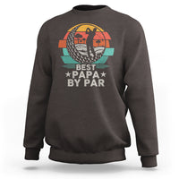 Golf Dad Sweatshirt Funny Best Papa By Par Golf Player Dad Father's Day - Wonder Print Shop