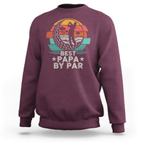 Golf Dad Sweatshirt Funny Best Papa By Par Golf Player Dad Father's Day - Wonder Print Shop