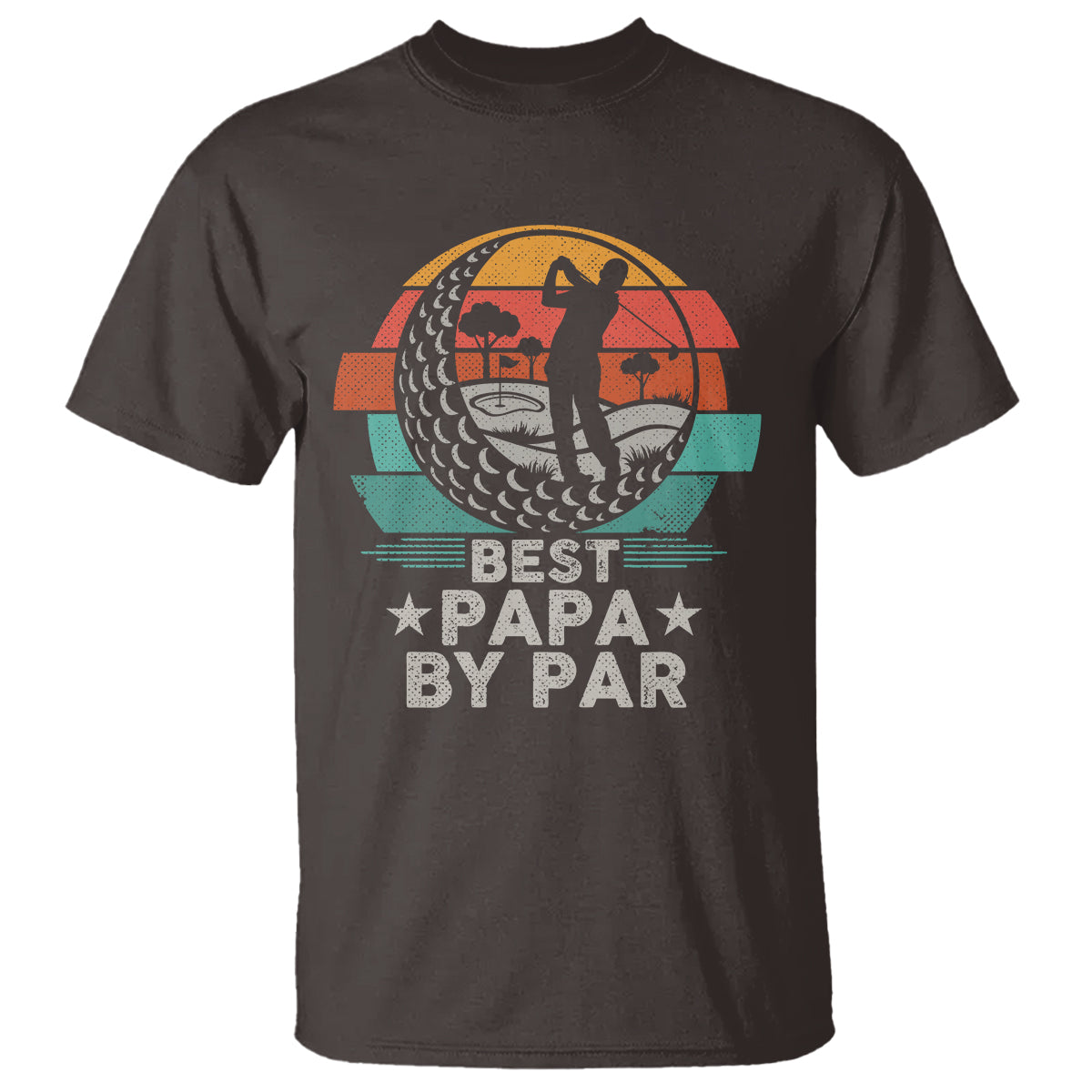 Golf Dad T Shirt Funny Best Papa By Par Golf Player Dad Father's Day - Wonder Print Shop