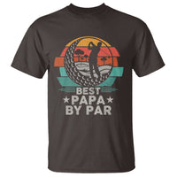Golf Dad T Shirt Funny Best Papa By Par Golf Player Dad Father's Day - Wonder Print Shop