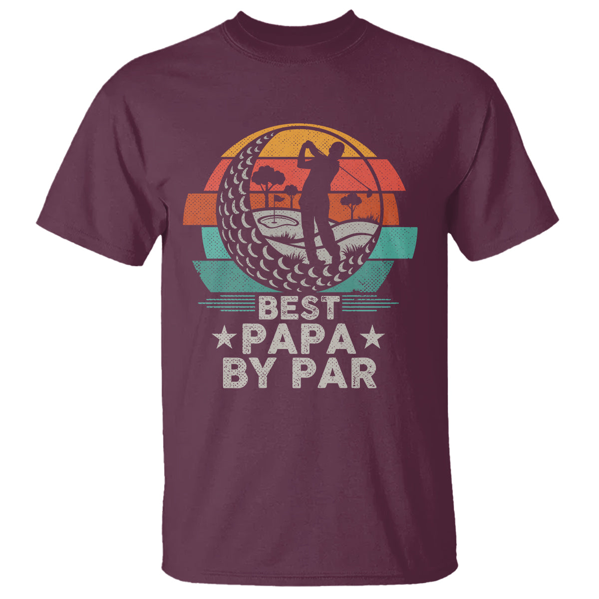 Golf Dad T Shirt Funny Best Papa By Par Golf Player Dad Father's Day - Wonder Print Shop