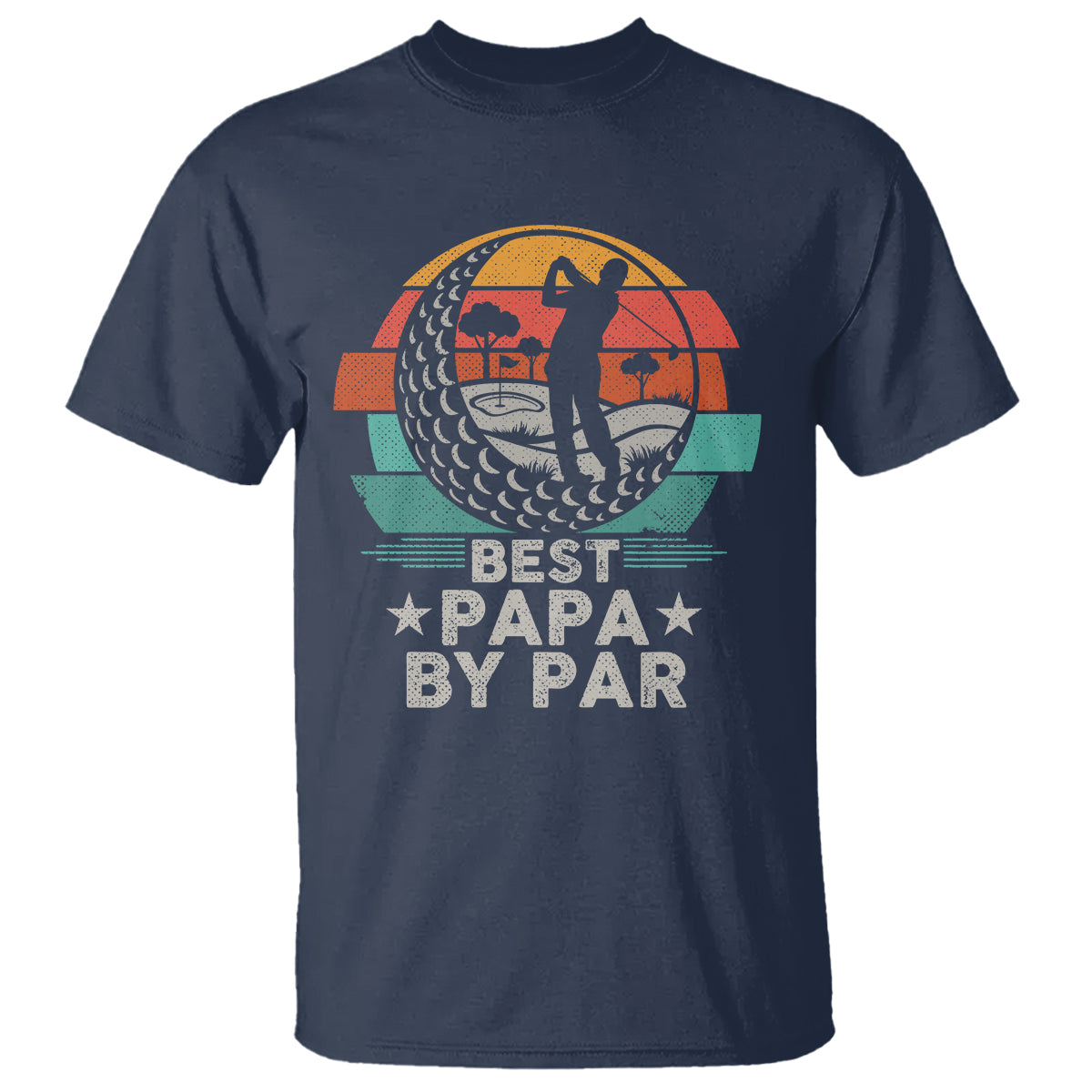 Golf Dad T Shirt Funny Best Papa By Par Golf Player Dad Father's Day - Wonder Print Shop