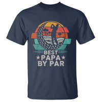 Golf Dad T Shirt Funny Best Papa By Par Golf Player Dad Father's Day - Wonder Print Shop