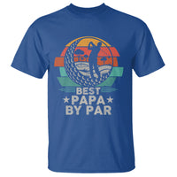 Golf Dad T Shirt Funny Best Papa By Par Golf Player Dad Father's Day - Wonder Print Shop