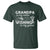 Funny Grandpa Fishing T Shirt Grandpa is My Name Fishing is My Game Father's Day - Wonder Print Shop