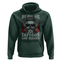 Father's Day Hoodie Awesome Dads Have Tattoos And Beards - Wonder Print Shop