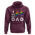 Father's Day LGBT Pride Hoodie I Love My Gay Dad - Wonder Print Shop