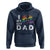 Father's Day LGBT Pride Hoodie I Love My Gay Dad - Wonder Print Shop