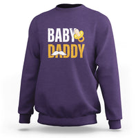 Funny New Dad Sweatshirt Baby Daddy First Time Father's Day - Wonder Print Shop
