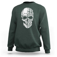 Father's Day Sweatshirt One Badass Bonus Dad Skull - Wonder Print Shop