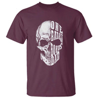 Father's Day T Shirt One Badass Bonus Dad Skull - Wonder Print Shop