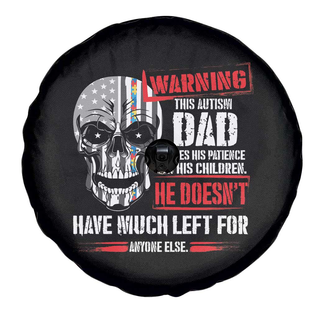 Autism Awareness Spare Tire Cover Warning This Autism Dad Uses His Patience On His Children Father's Day