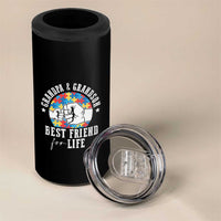 Autism Awareness 4 in 1 Can Cooler Tumbler Grandpa Grandson Best Friend For Life Father's Day