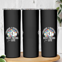 Autism Awareness Skinny Tumbler Grandpa Grandson Best Friend For Life Father's Day