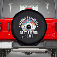 Autism Awareness Spare Tire Cover Grandpa Grandson Best Friend For Life Father's Day