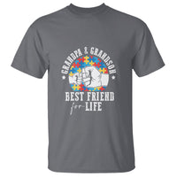 Autism Awareness T Shirt Grandpa Grandson Best Friend For Life Father's Day - Wonder Print Shop