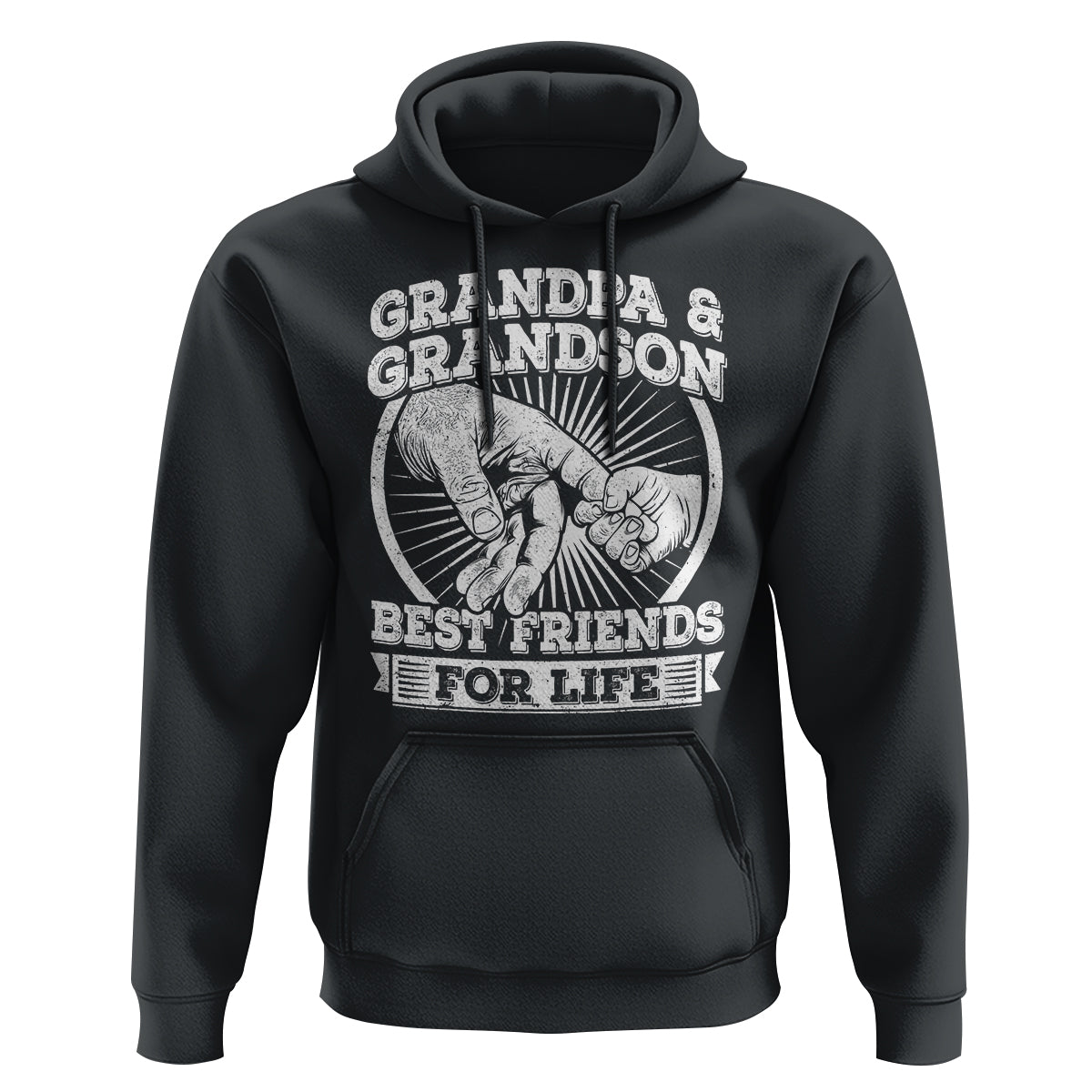 Father's Day Hoodie Grandpa Grandson Best Friend for Life - Wonder Print Shop