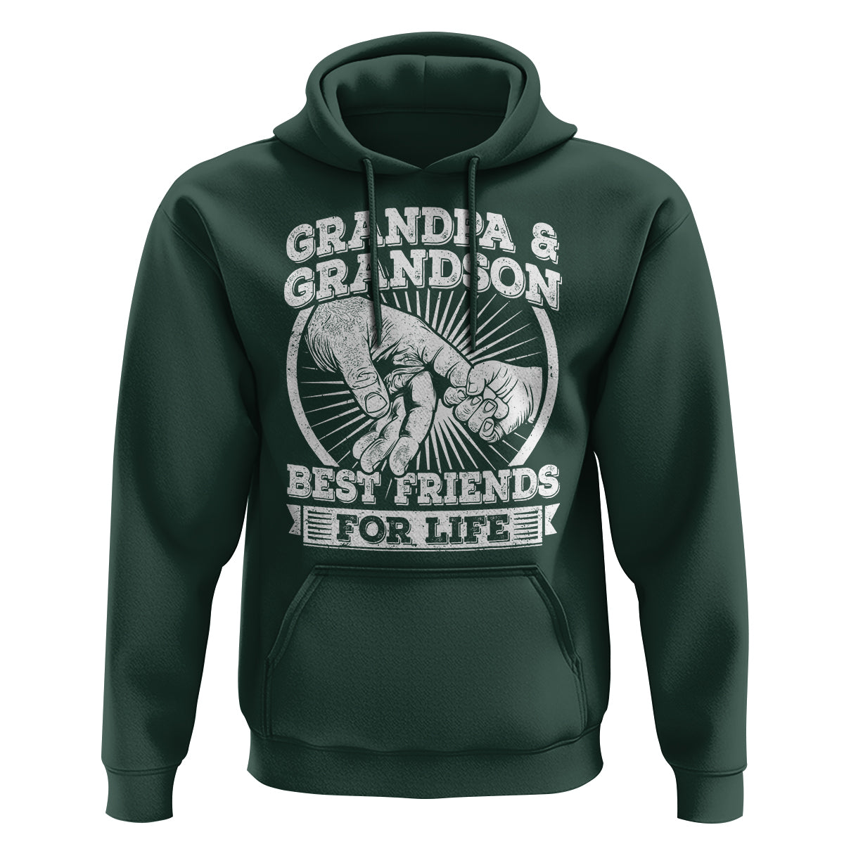 Father's Day Hoodie Grandpa Grandson Best Friend for Life - Wonder Print Shop