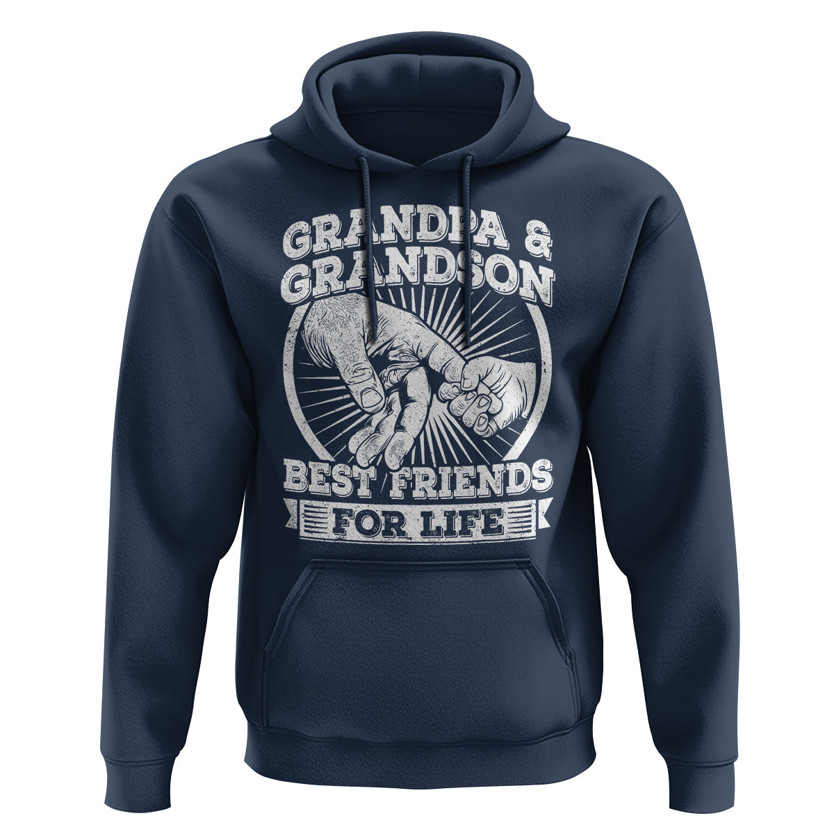 Father's Day Hoodie Grandpa Grandson Best Friend for Life - Wonder Print Shop