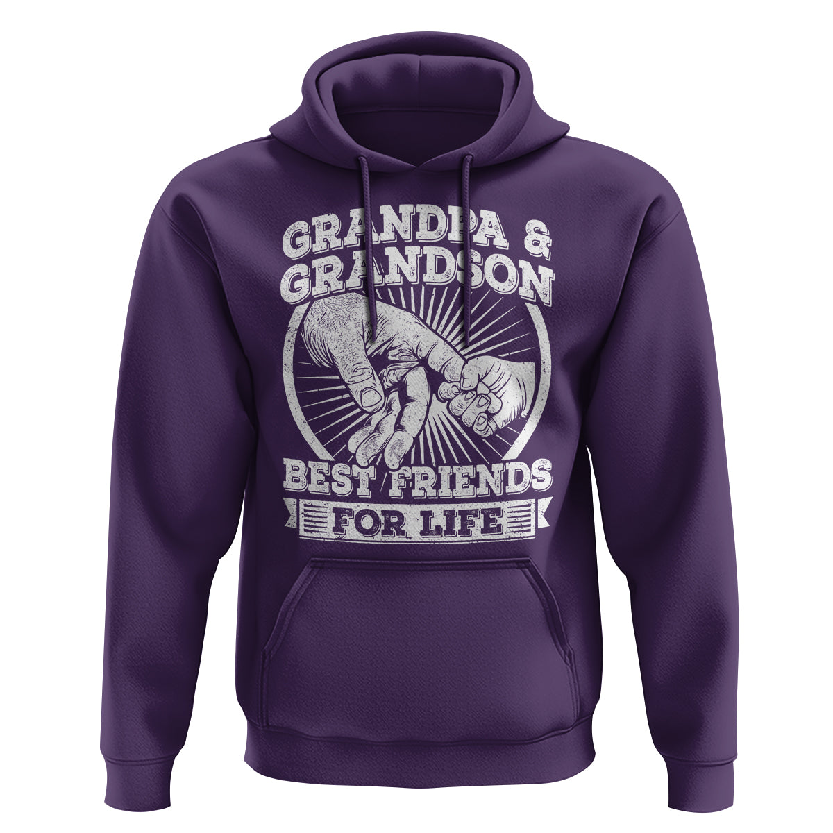Father's Day Hoodie Grandpa Grandson Best Friend for Life - Wonder Print Shop