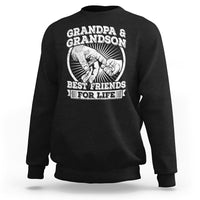 Father's Day Sweatshirt Grandpa Grandson Best Friend for Life - Wonder Print Shop
