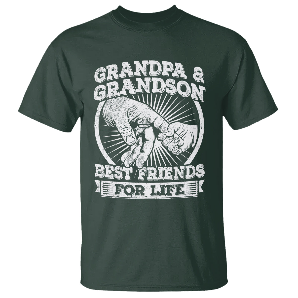 Father's Day T Shirt Grandpa Grandson Best Friend for Life - Wonder Print Shop