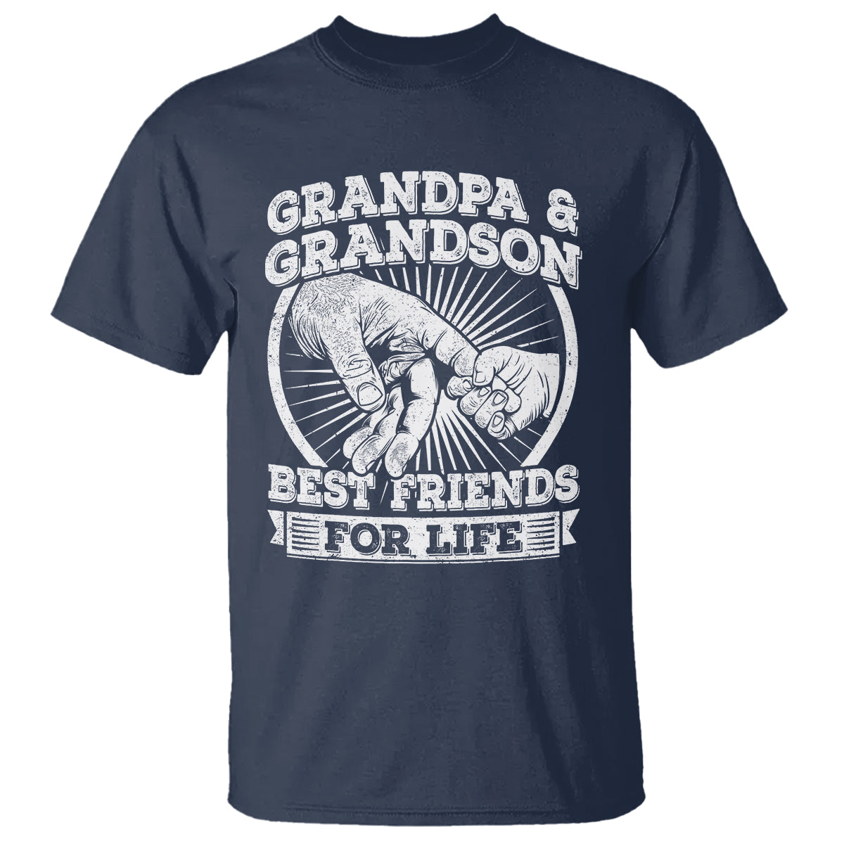 Father's Day T Shirt Grandpa Grandson Best Friend for Life - Wonder Print Shop