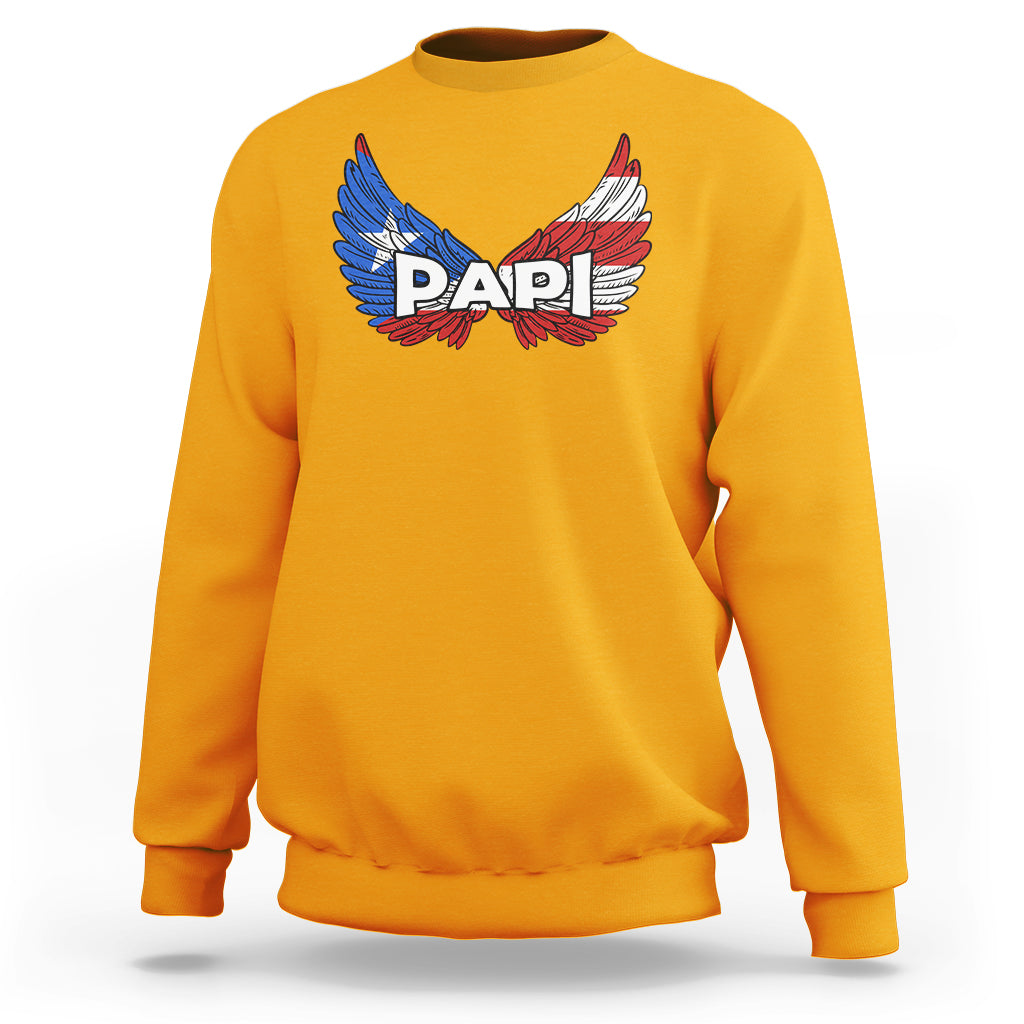 Papi Puerto Rican Father's Day Sweatshirt - Wonder Print Shop